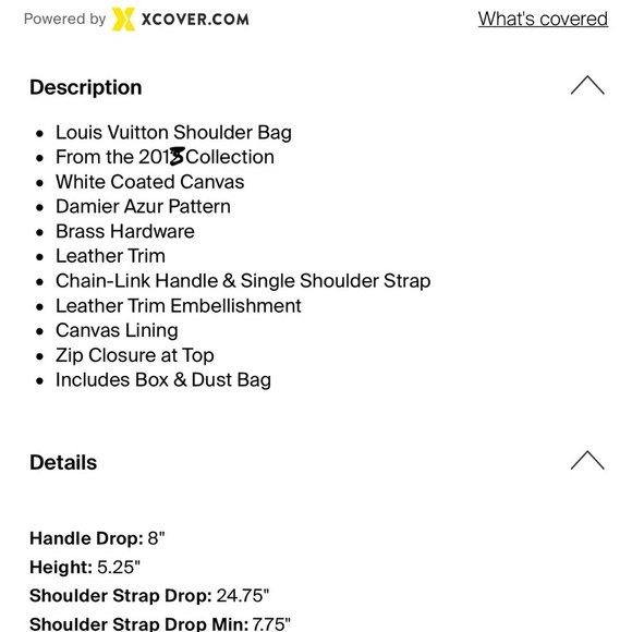 Louis Vuitton Eva Clutch with Checkered Pattern and Leather Trim - Picture 14 of 14